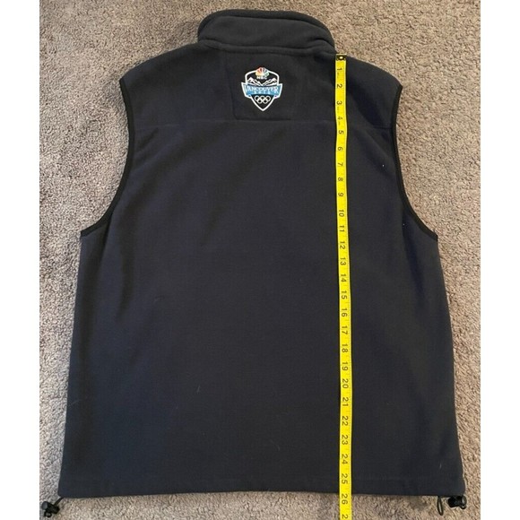 Men's NBC Local Media 2010 Vancouver Olympics Fleece Vest Medium - Picture 6 of 6